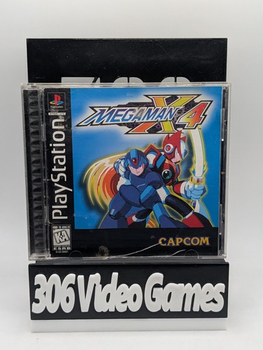 Mega Man X4 (1997) PlayStation box