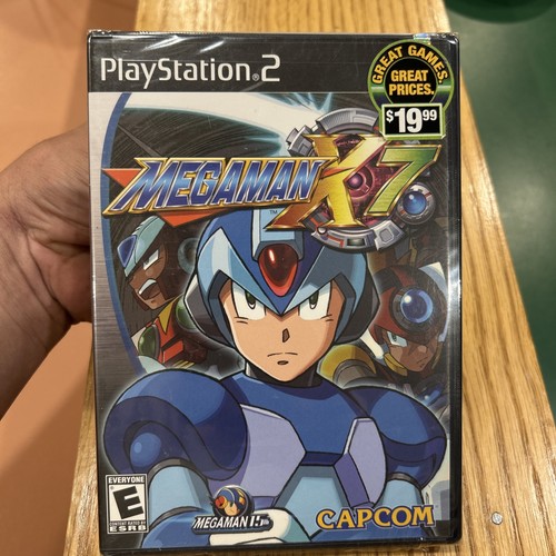 Mega Man X7 (2003) PlayStation 2 box