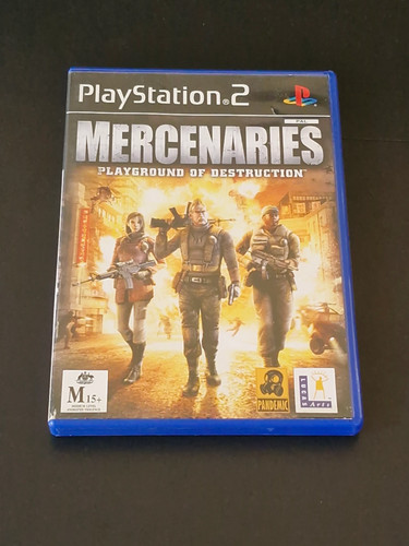 Mercenaries: Playground of Destruction (2005) PlayStation 2 box