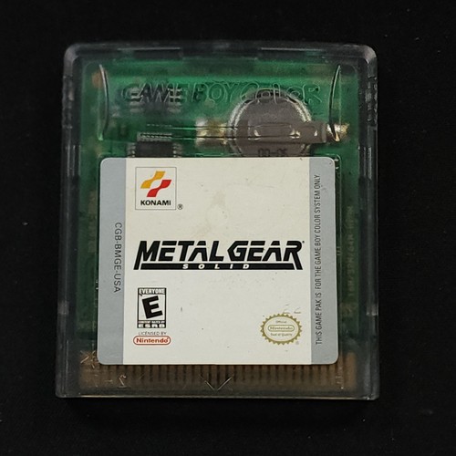 Metal Gear Solid (2000) Game Boy Color box