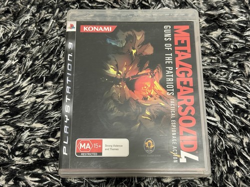 Metal Gear Solid 4: Guns of the Patriots (2008) PlayStation 3 box