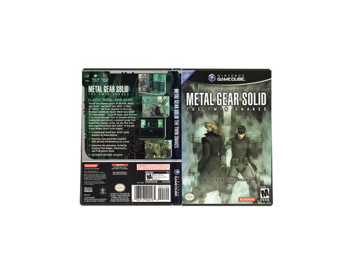 Metal Gear Solid: The Twin Snakes (2004) GameCube box