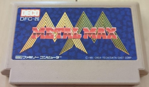 Metal Max (1991) NES box