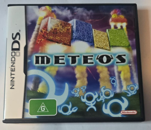 Meteos (2005) Nintendo DS box