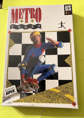 Metro-Cross (1985) Arcade box