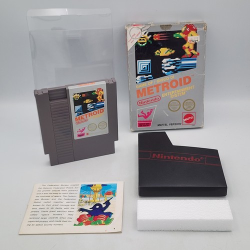 Metroid (1986) NES box