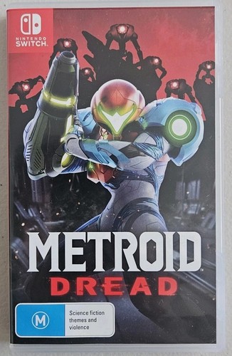 Metroid Dread (2021) Nintendo Switch box