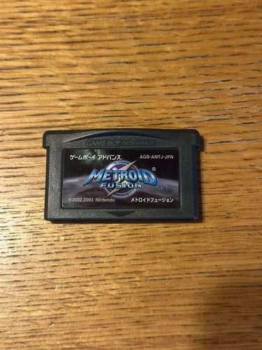 Metroid Fusion (2002) Game Boy Advance box