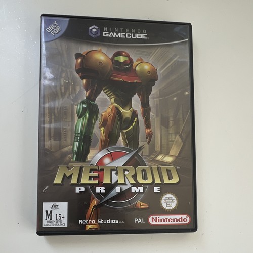 Metroid Prime (2002) GameCube box
