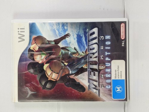 Metroid Prime 3: Corruption (2007) Wii box