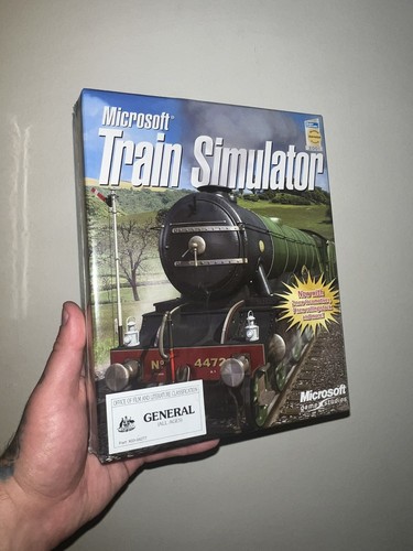 Microsoft Train Simulator (2001) Windows box
