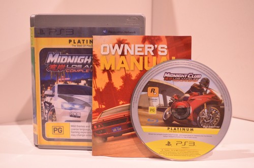 Midnight Club: Los Angeles (2008) PlayStation 3 box