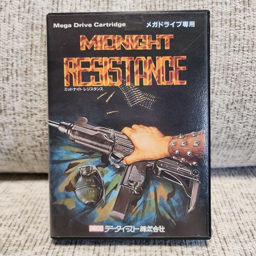 Midnight Resistance (1989) Mega Drive box