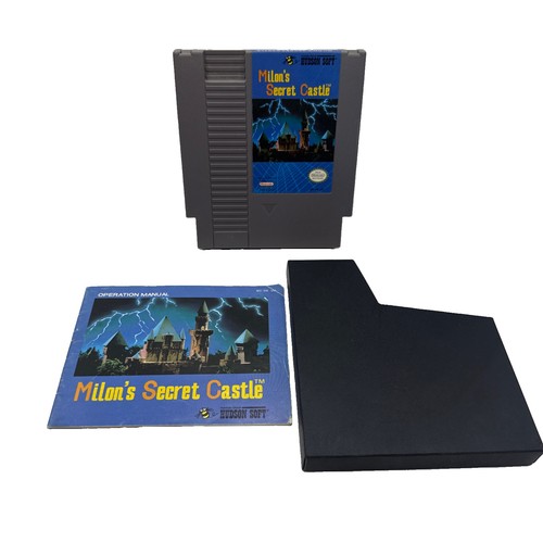 Milon's Secret Castle (1986) NES box