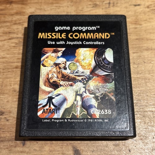 Missile Command (1980) Atari 2600 box