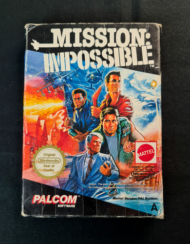 Mission: Impossible (1990) NES box