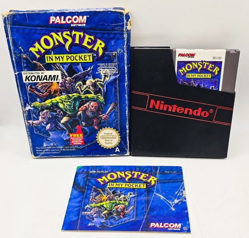 Monster in My Pocket (1992) NES box