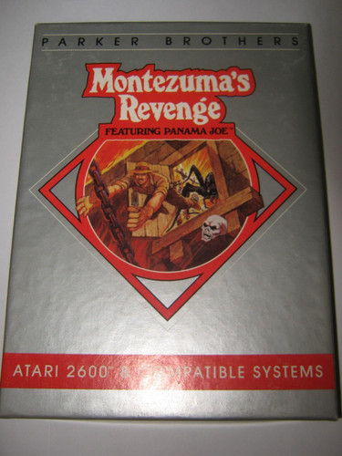 Montezuma's Revenge (1984) Atari 2600 box