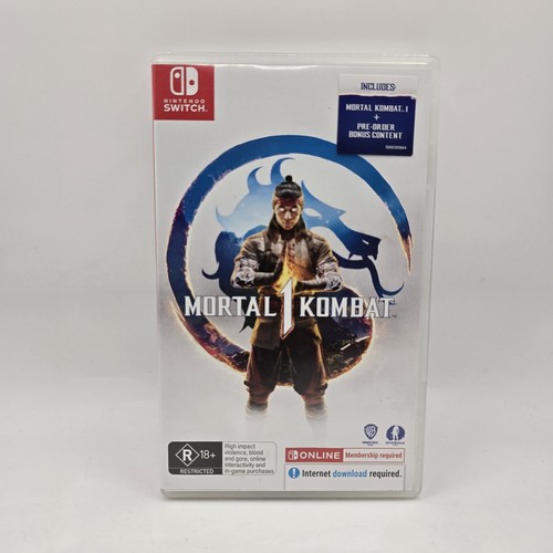 Mortal Kombat 1 (2023) Nintendo Switch box