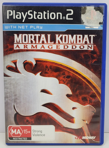 Mortal Kombat: Armageddon (2006) PlayStation 2 box