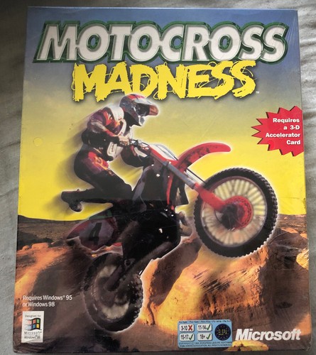 Motocross Madness (1998) Windows box