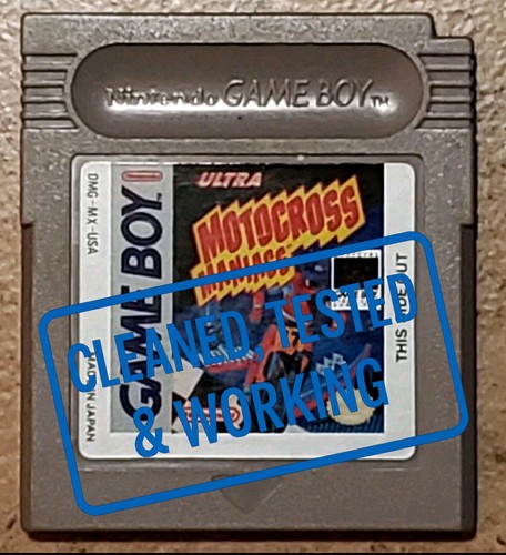 Motocross Maniacs (1989) Game Boy box