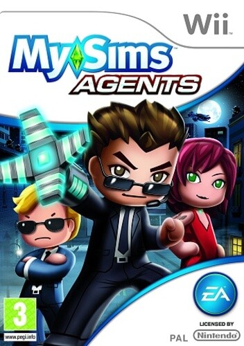 MySims Agents (2009) Wii box
