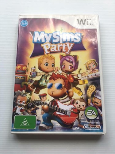 MySims Party (2009) Wii box