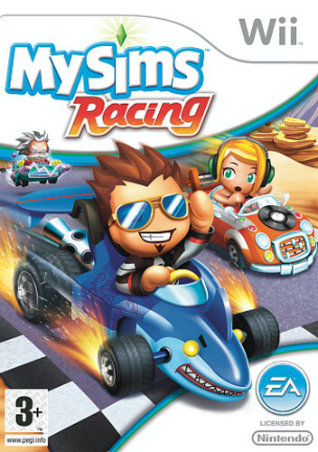 MySims Racing (2009) Wii box