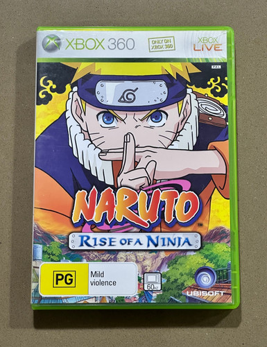Naruto: Rise of a Ninja (2007) Xbox 360 box