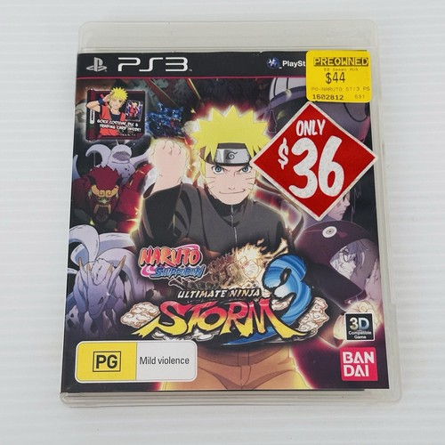 Naruto Shippuden: Ultimate Ninja Storm 3 (2013) PlayStation 3 box