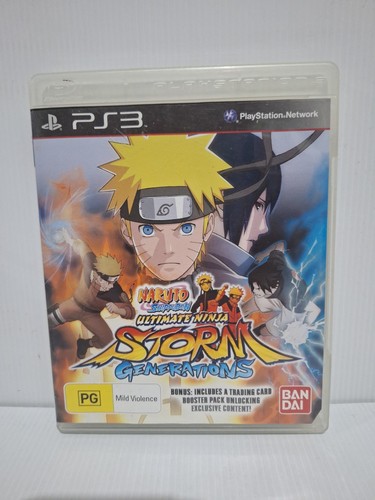 Naruto Shippuden: Ultimate Ninja Storm Generations (2012) PlayStation 3 box