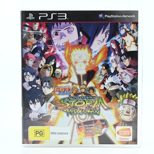 Naruto Shippuden: Ultimate Ninja Storm Revolution (2014) PlayStation 3 box