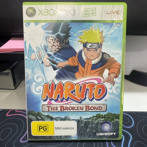 Naruto: The Broken Bond (2008) Xbox 360 box
