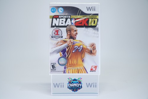 NBA 2K10 (2009) Wii box