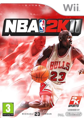 NBA 2K11 (2010) Wii box