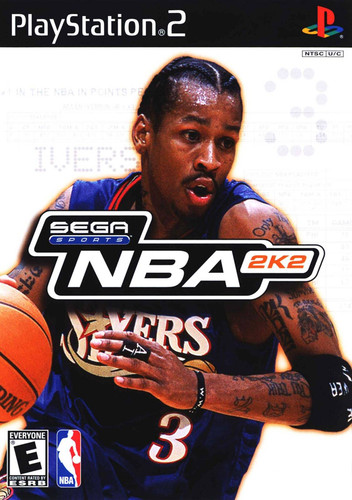 NBA 2K2 (2001) PlayStation 2 box