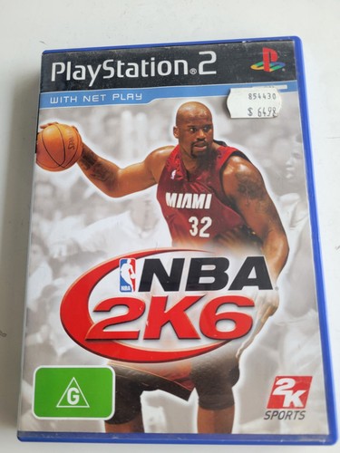NBA 2K6 (2005) PlayStation 2 box