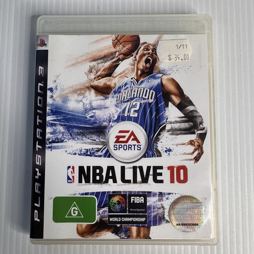 NBA Live 10 (2009) PlayStation 3 box
