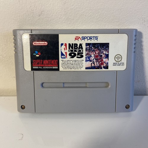 NBA Live 95 (1994) SNES box