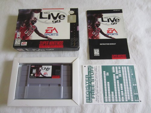 NBA Live 98 (1997) SNES box