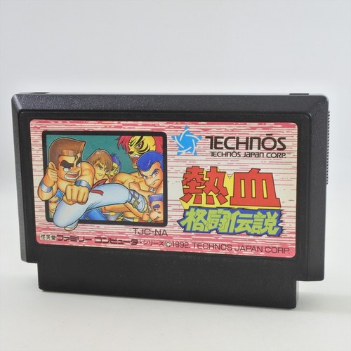 Nekketsu Kakutō Densetsu (1992) NES box