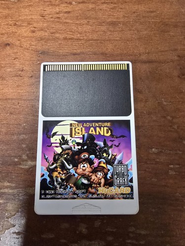 New Adventure Island (1992) TurboGrafx-16 / PC Engine box