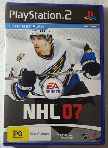 NHL 07 (2006) PlayStation 2 box
