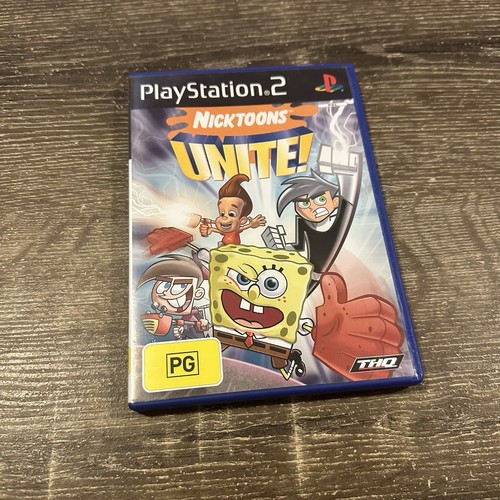Nicktoons Unite! (2005) PlayStation 2 box