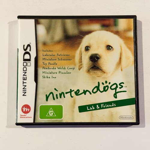Nintendogs (2005) Nintendo DS box