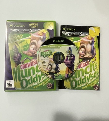 Oddworld: Munch's Oddysee (2001) Xbox box