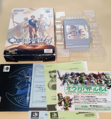 Ogre Battle 64: Person of Lordly Caliber (1999) Nintendo 64 box