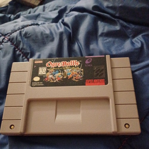 Ogre Battle: The March of the Black Queen (1993) SNES box