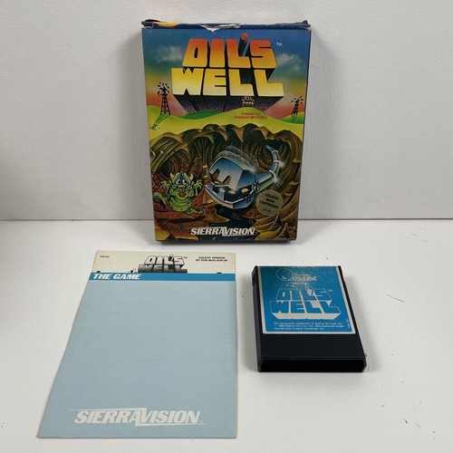 Oil's Well (1983) Atari 8-bit box